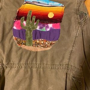 Hand stitched 21 Men American Brand with added dessert patch